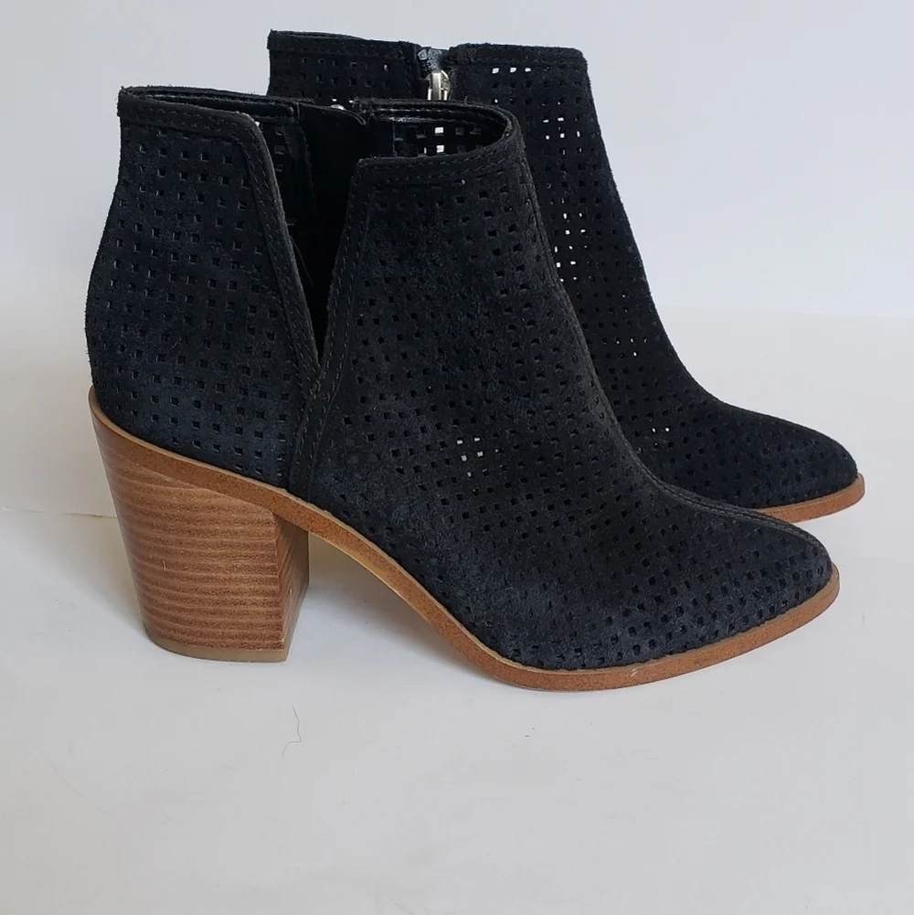 1. STATE eyelet ankle booties